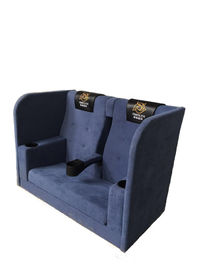 Schiuma personalizzabile dell'unità di elaborazione modellata tessuto posteriore fissa Seat delle coppie del teatro micro