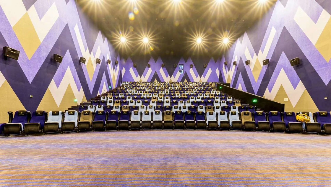 le sedie del cinema di profondità di 490mm, il ritorno lento delle sedie reclinabili del cinema si piegano