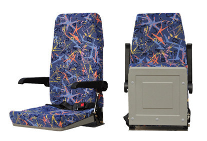 Seggiolino per autobus pieghevole per adulti universale con sacchetto a maglia di lusso