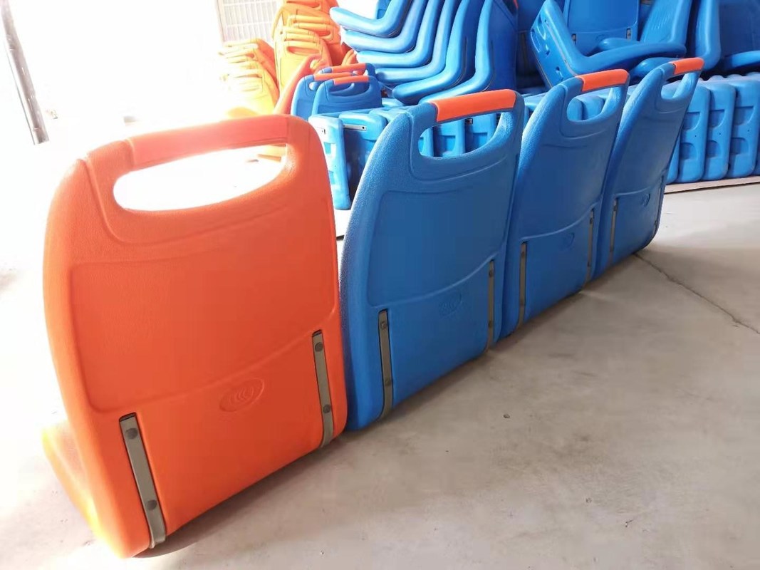 Sedile per barca a sedile singolo / doppio per autobus in plastica ABS con cuscino per autobus urbano per navi