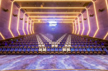 Strato della disposizione dei posti a sedere del teatro del ODM dell'OEM, superficie composta di Vestee delle sedie della stanza di film