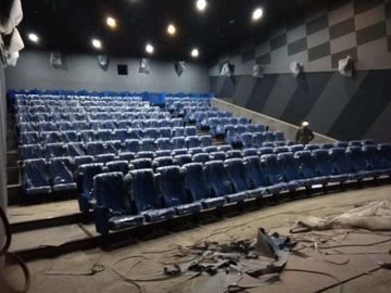 La disposizione dei posti a sedere commerciale del teatro della stanza di media ha personalizzato la progettazione piegata colore