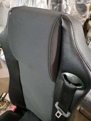 Forte profondità d'acciaio 460mm di Seat Width 545mm dell'autista di autobus di cuoio sintetico