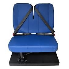 Bus pieghevole Seat della parte girevole del treno ferroviario del panno del tessuto del ccc