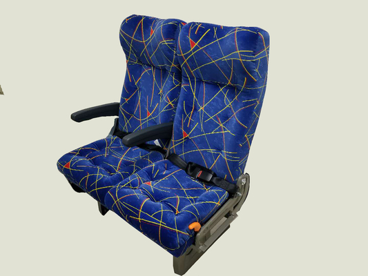 I sedili del passeggero su ordinazione del bus di dimensione mettono lo stile a sedere classico del tessuto di tessuto